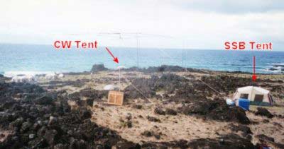 CW and SSB tents