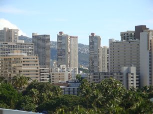 City scape, Waikiki