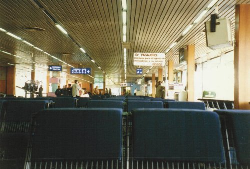 Inside airport of Buenos Aires