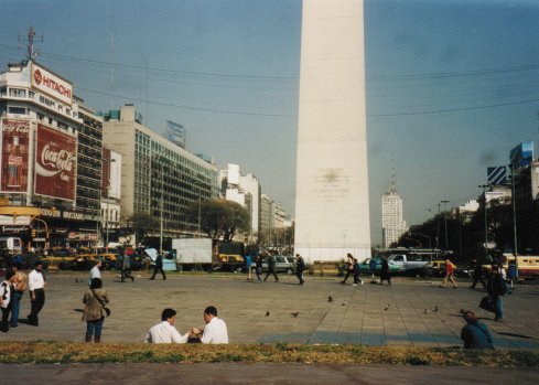 The center of Buenos Aires