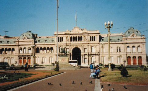 The president house in Buenos Aires