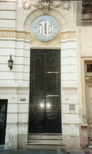 Argentina Radio Club front entrance