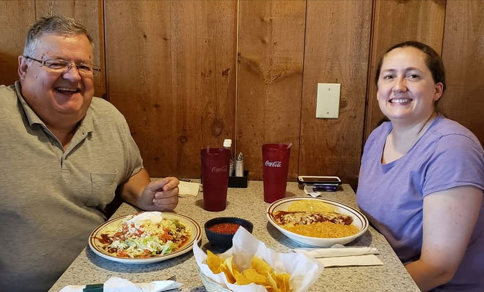 As a special bonus driving home from Boston I get to stop in Albany and enjoy some Mexican with my daughter.