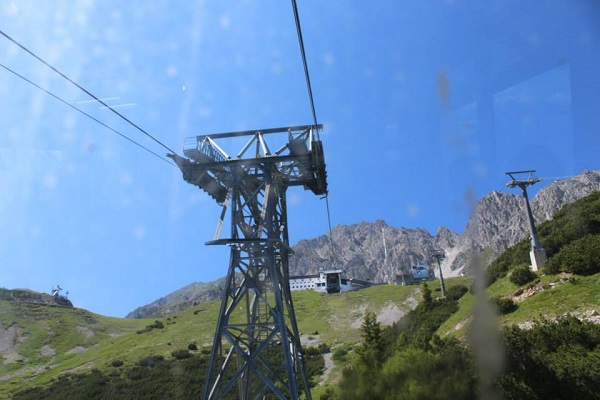 Mountain lift in Austria