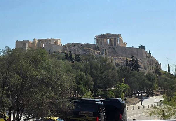 The Acropolis from the back side