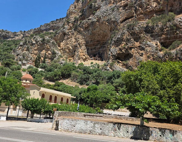 Church inside of a mountains