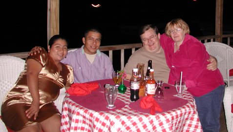 Dinner in Placencia, Belize