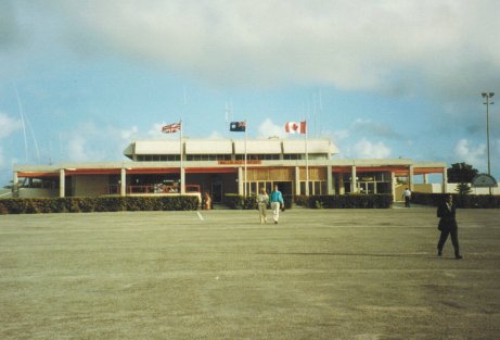Anguilla airport from tarmac