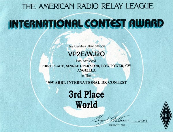 1995 ARRL International DX contest