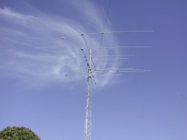 Yagi antenna on the tower