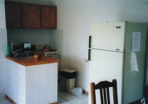 Northern Caicos cottage kitchenette