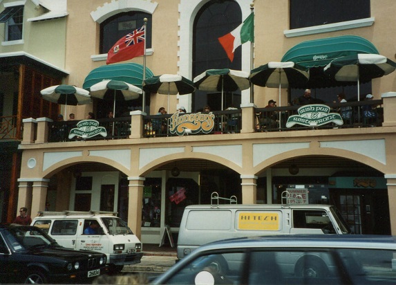 Bar in downtown Bermuda