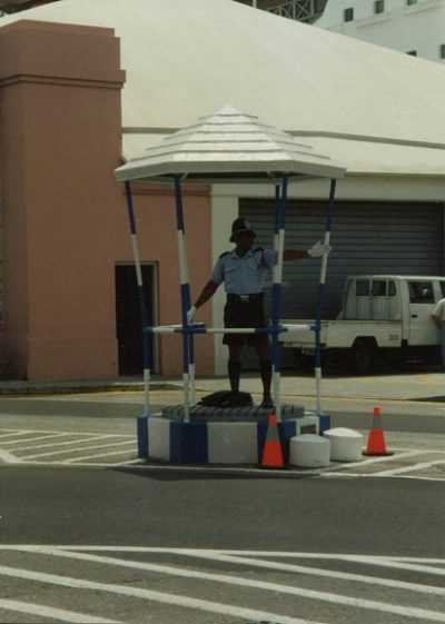 Bermuda traffic cop