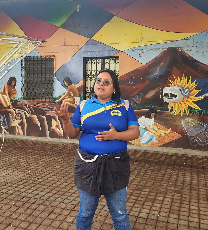 Our wonderful guide.